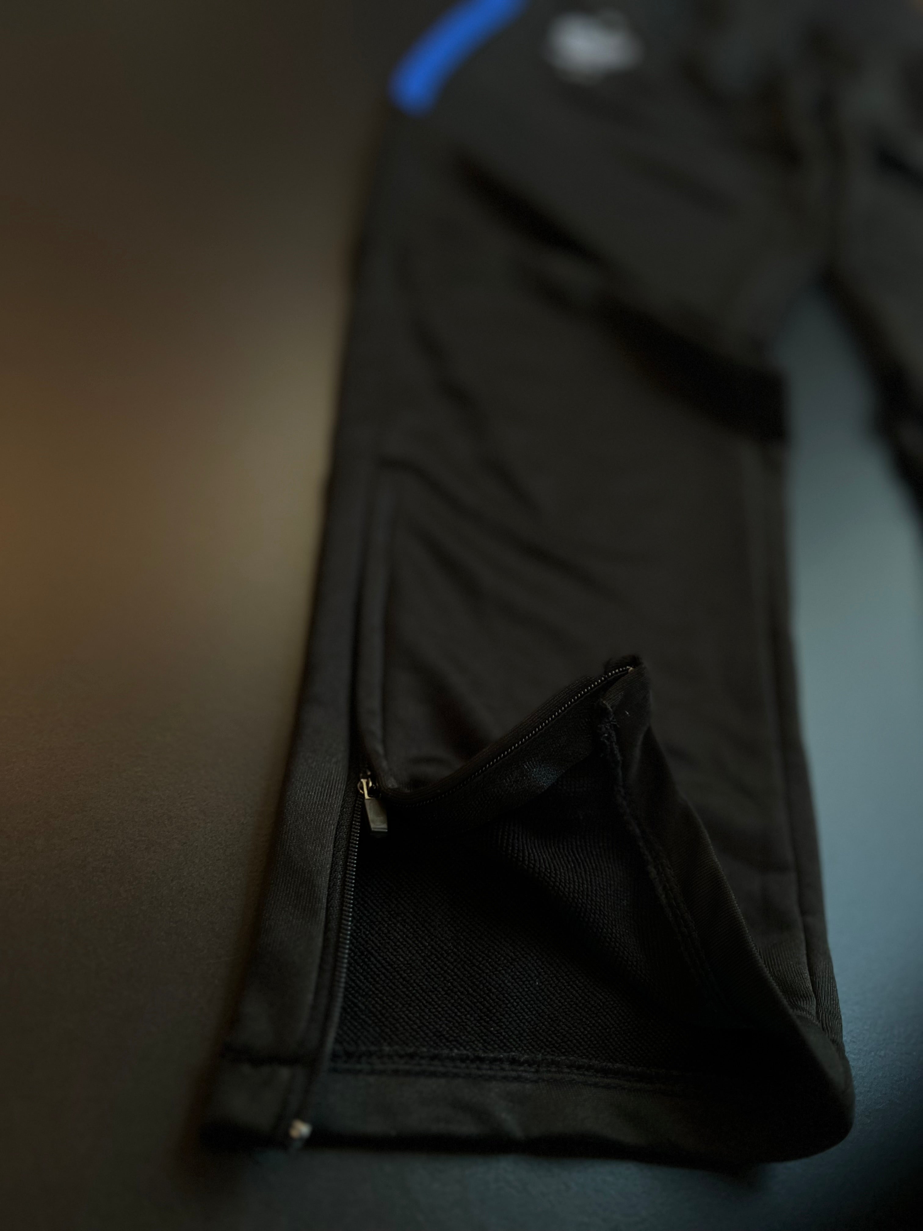 Nike Dri-Fit Training Trousers | Black Blue | FFF France | S / M | Rare