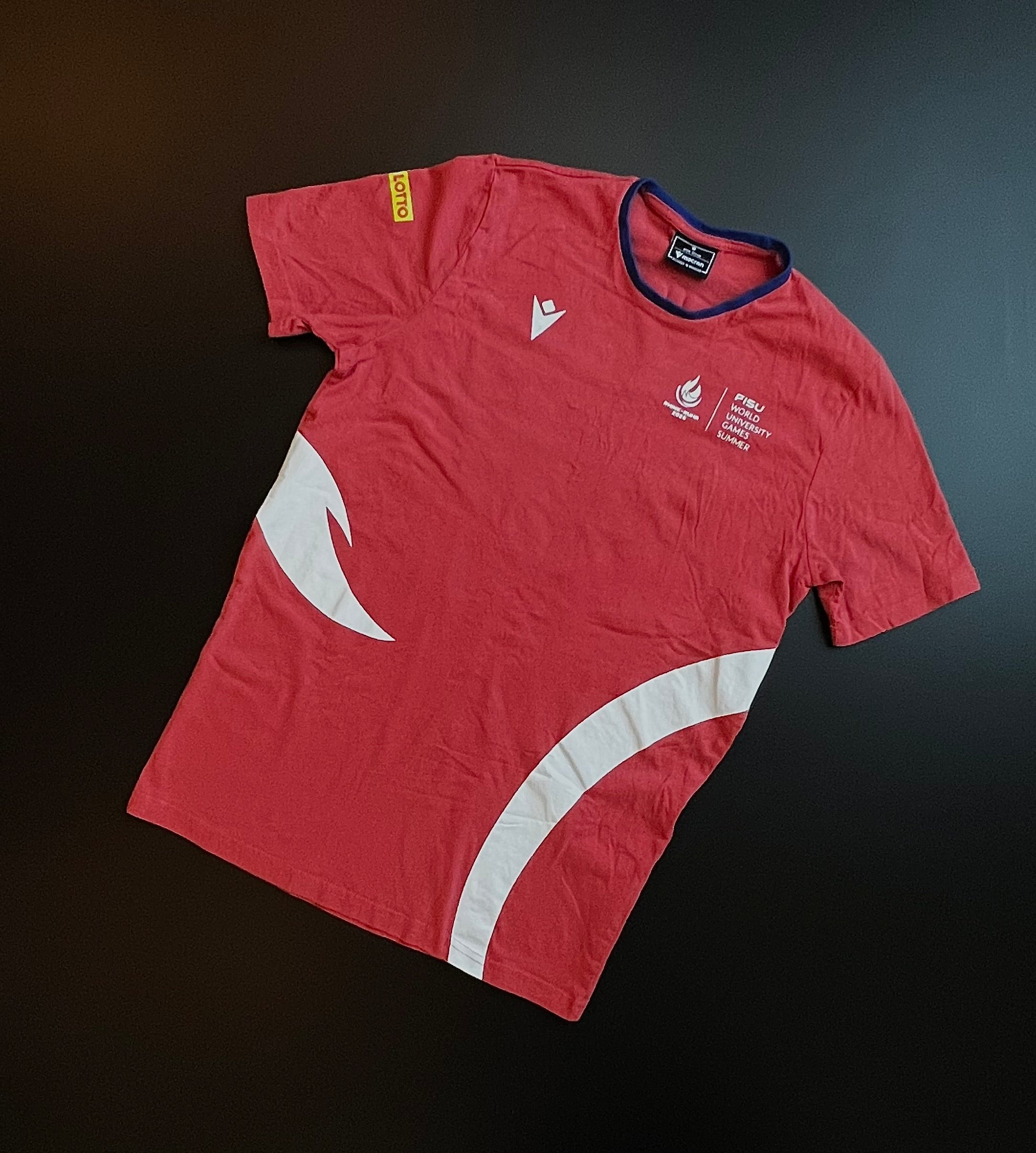 FISU Event Shirt | Coral Orange | Staff Issue | S | Rhine-Ruhr 2025