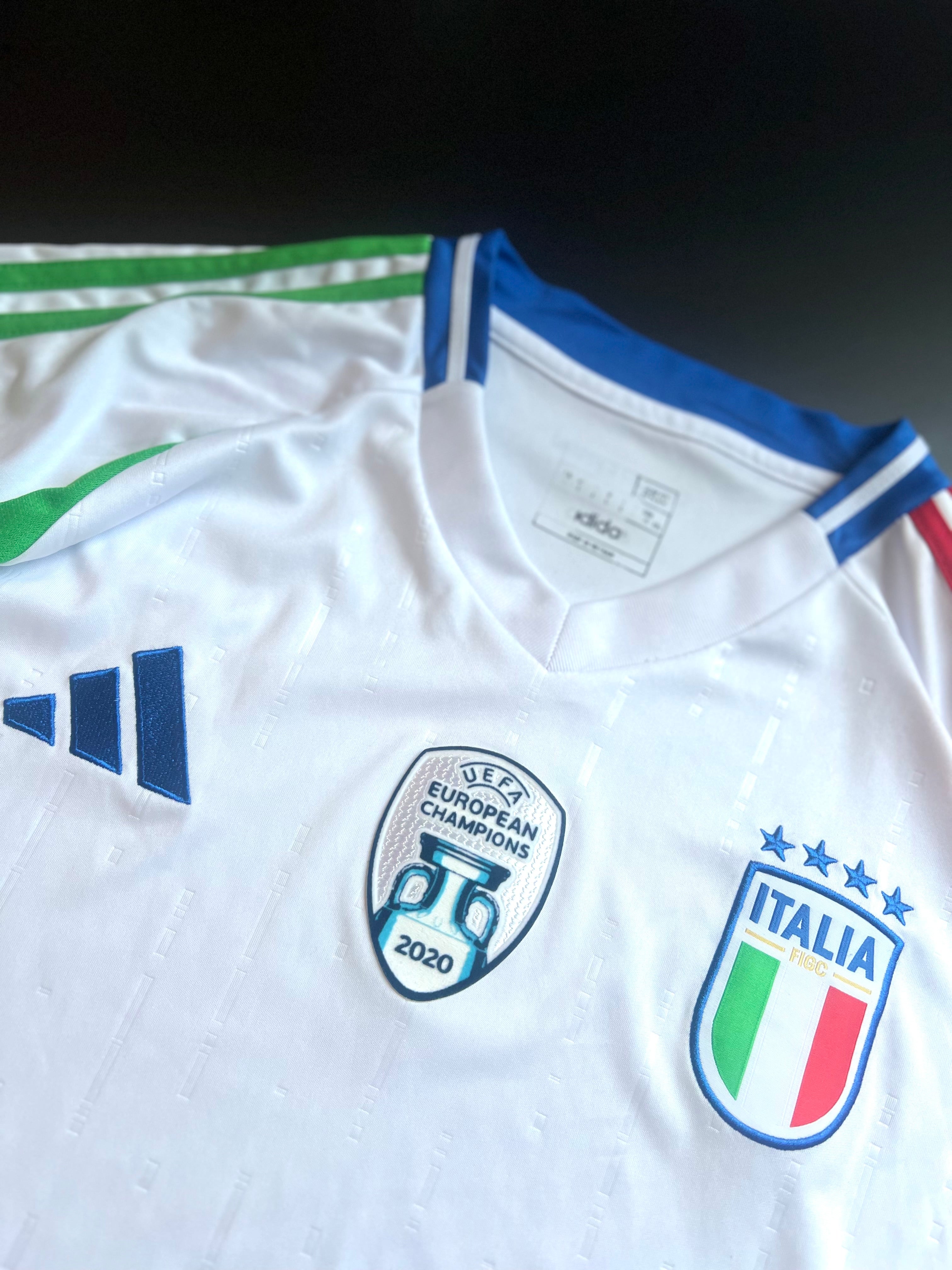 Adidas Italy Authentic Jersey | Euro 2024 Away | White | L | AEROREADY