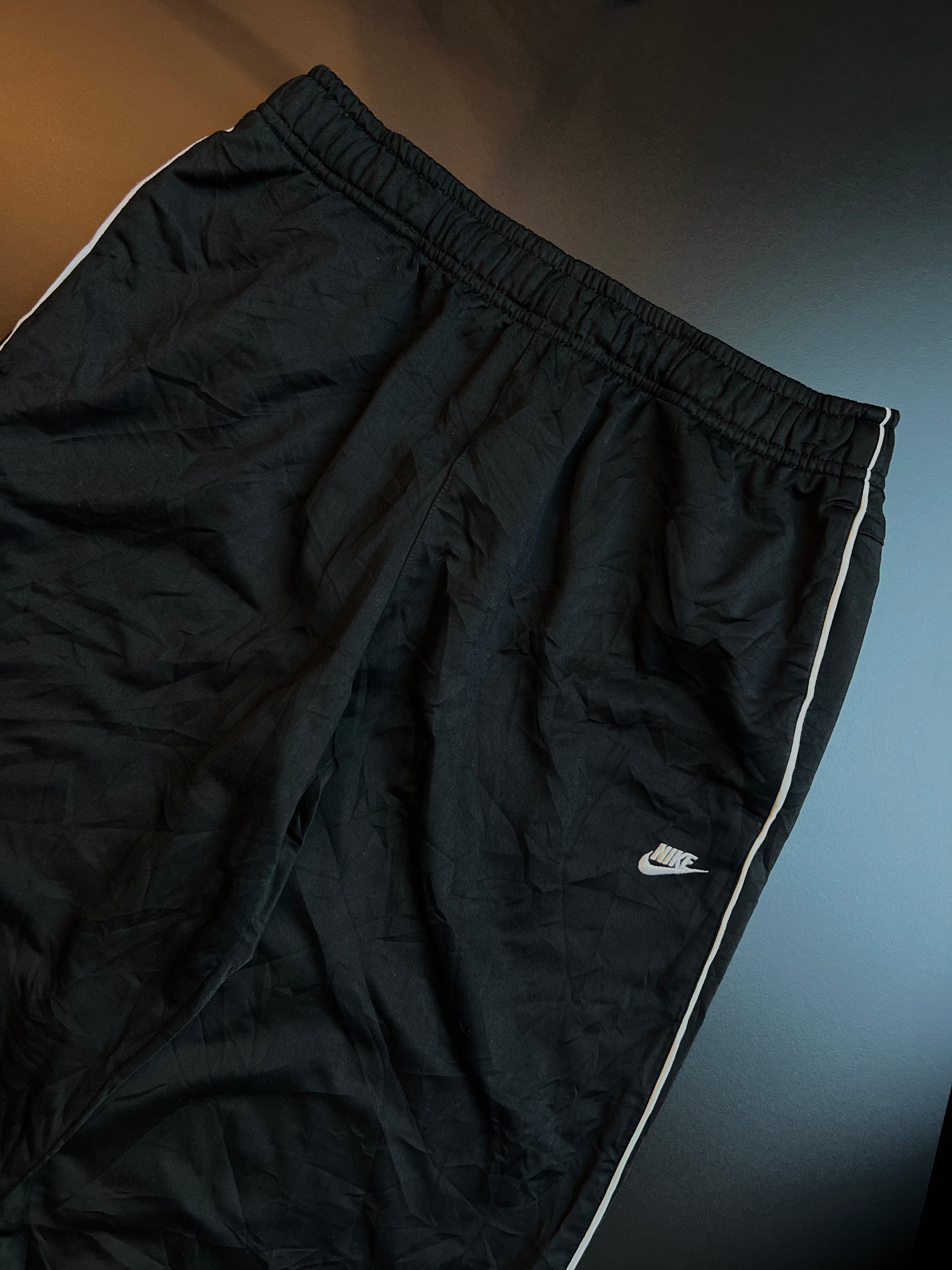 Nike Training Trousers | Black | White Piping | L / XL