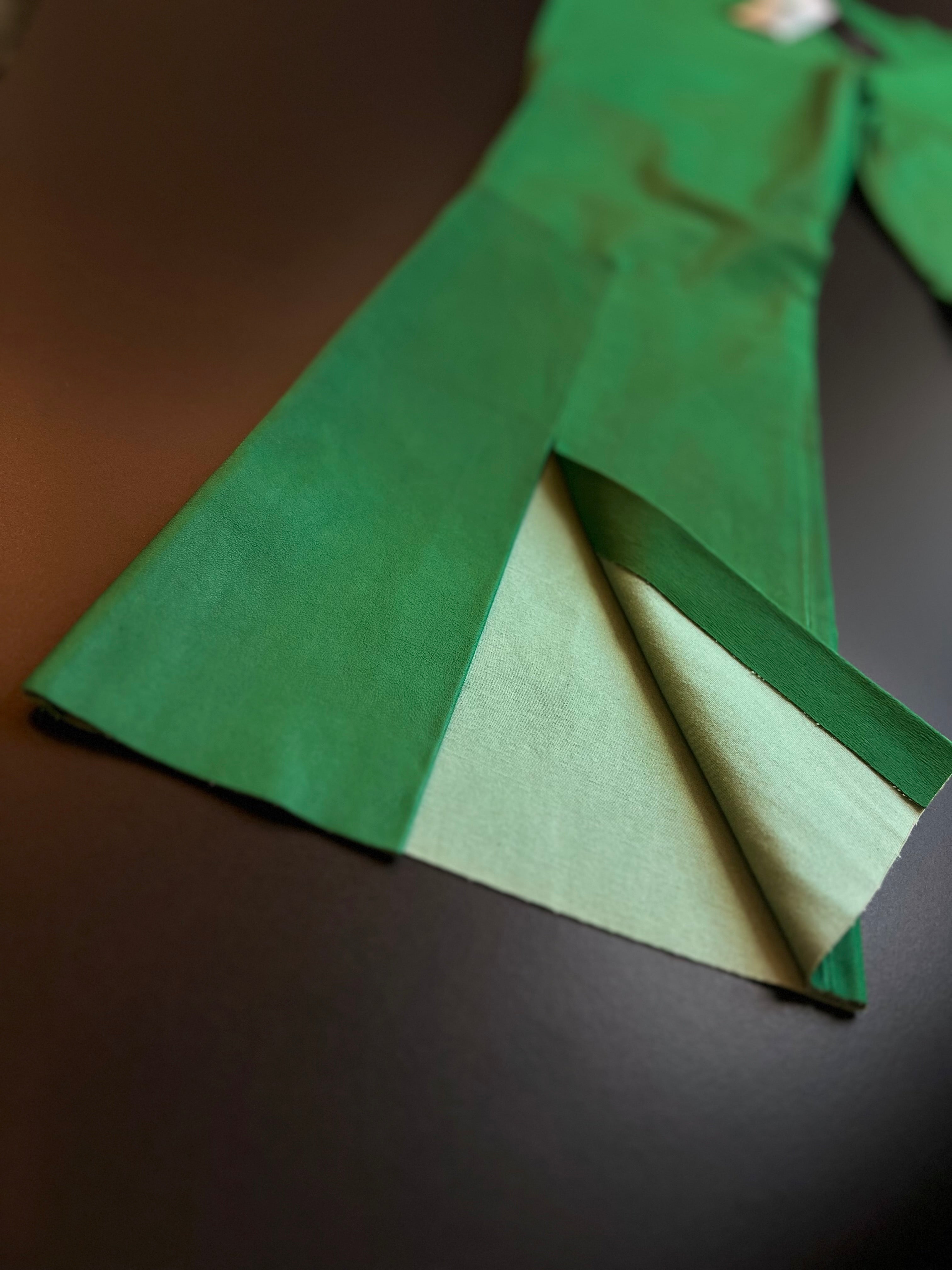 RIANI Genuine Leather Trousers | Emerald Green | Size 42 | New with Tags