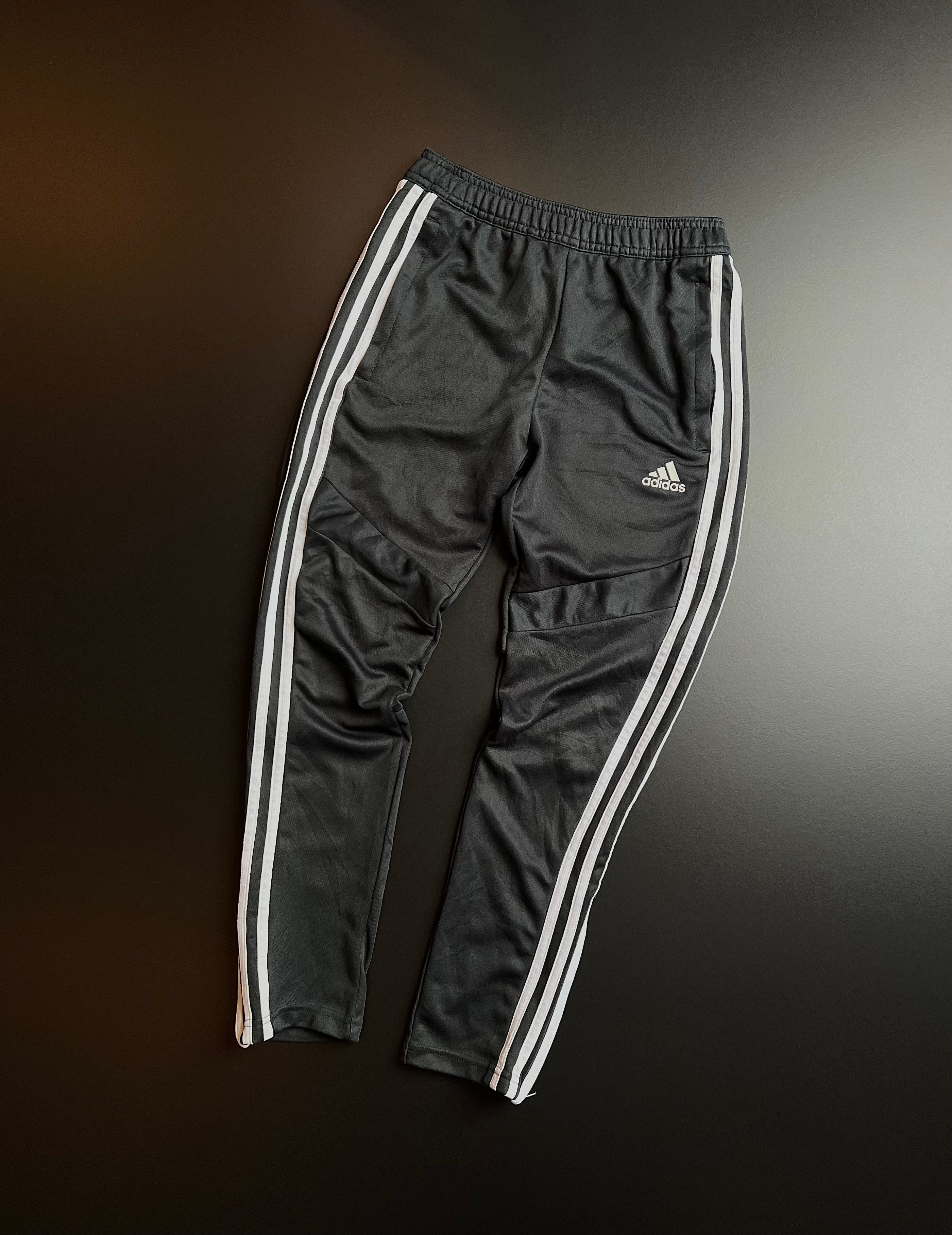 Adidas Vintage Joggers | Grey | 3-Stripes | Size 152 fits XS | Asia/US
