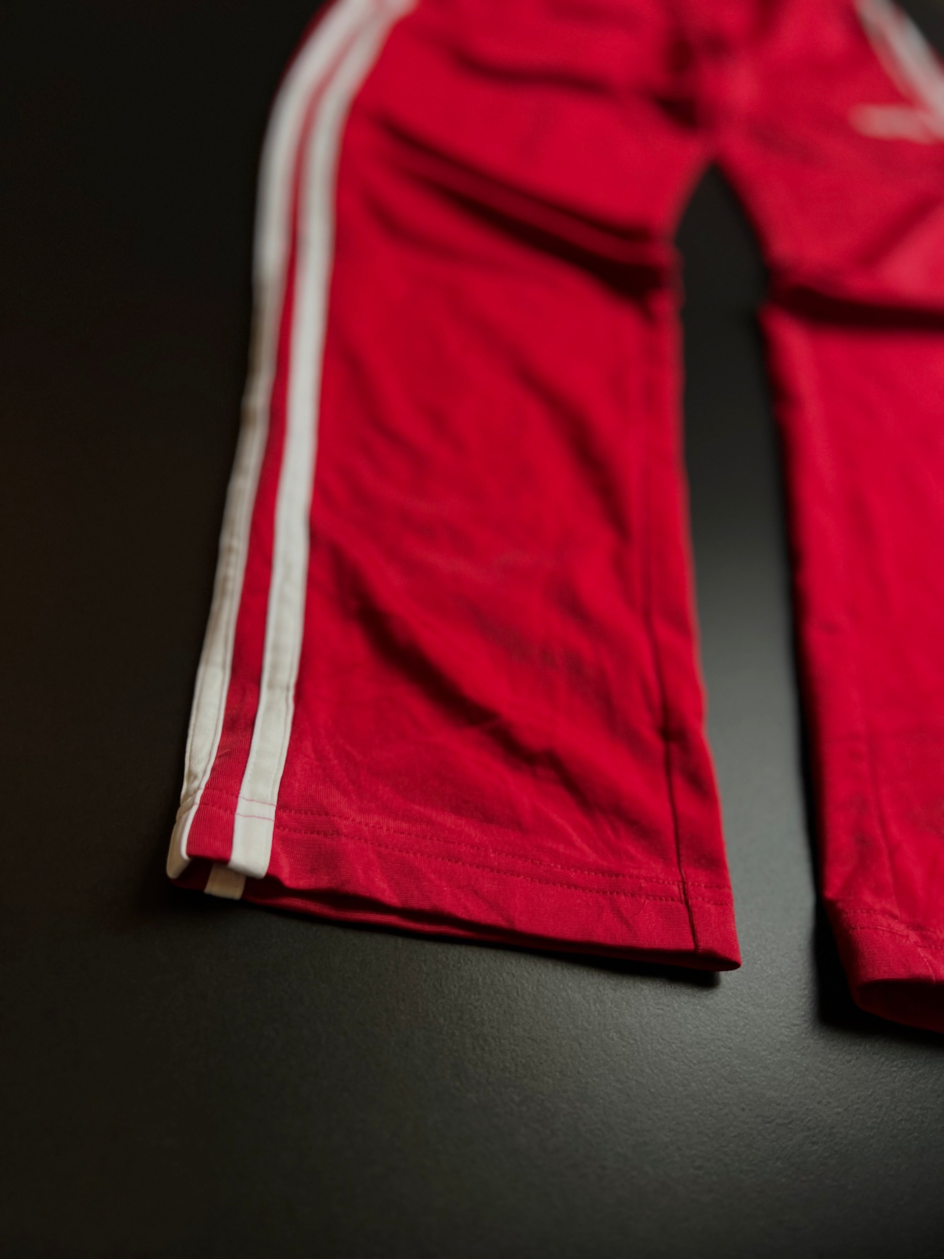 Adidas Vintage Joggers | Red | 3-Stripes | S fits M | Asia/US