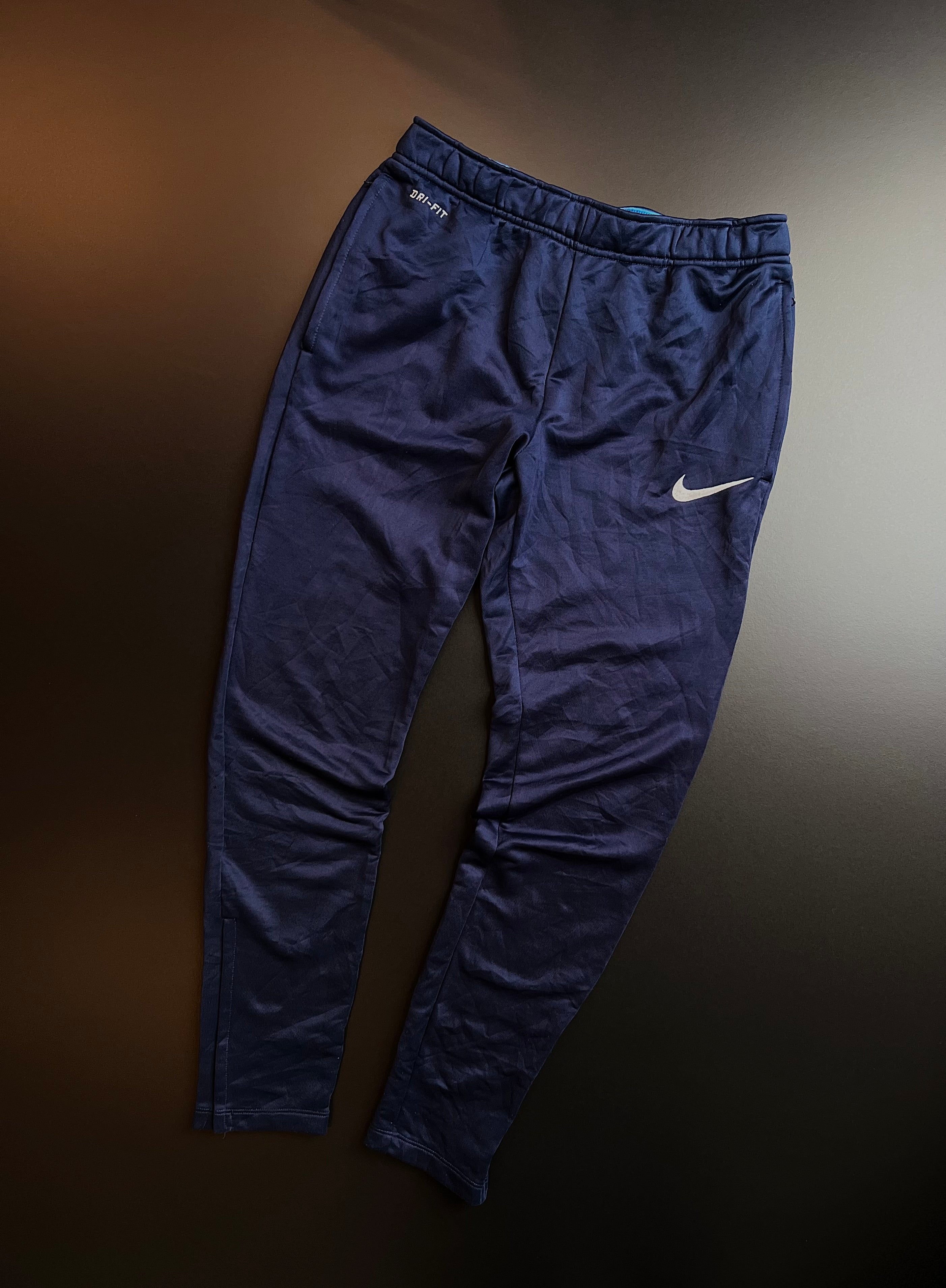 Nike Dri-Fit Training Trousers | Dark Blue | S