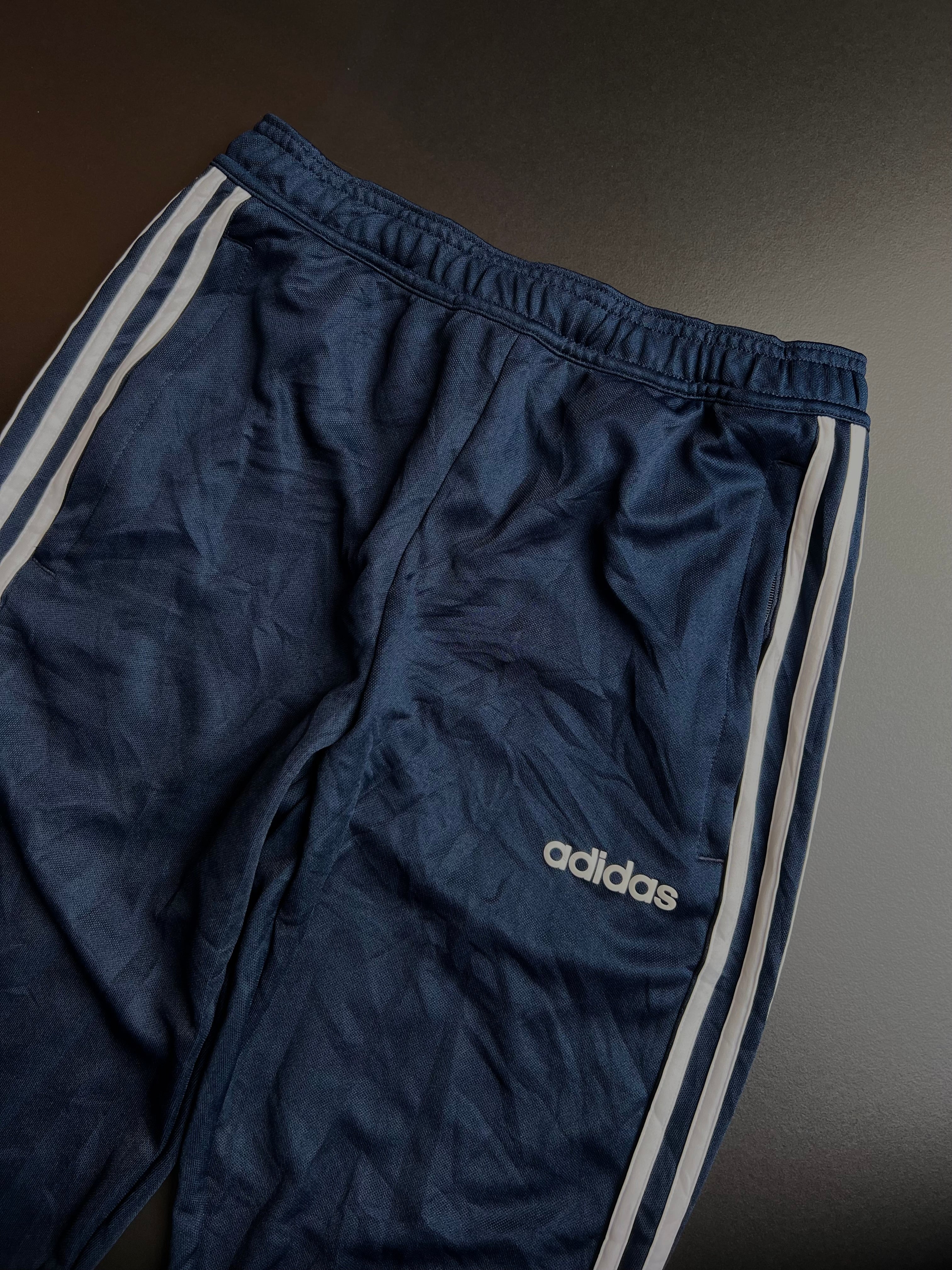 Adidas Vintage Joggers | Navy Blue | 3-Stripes | XS | Asia/US