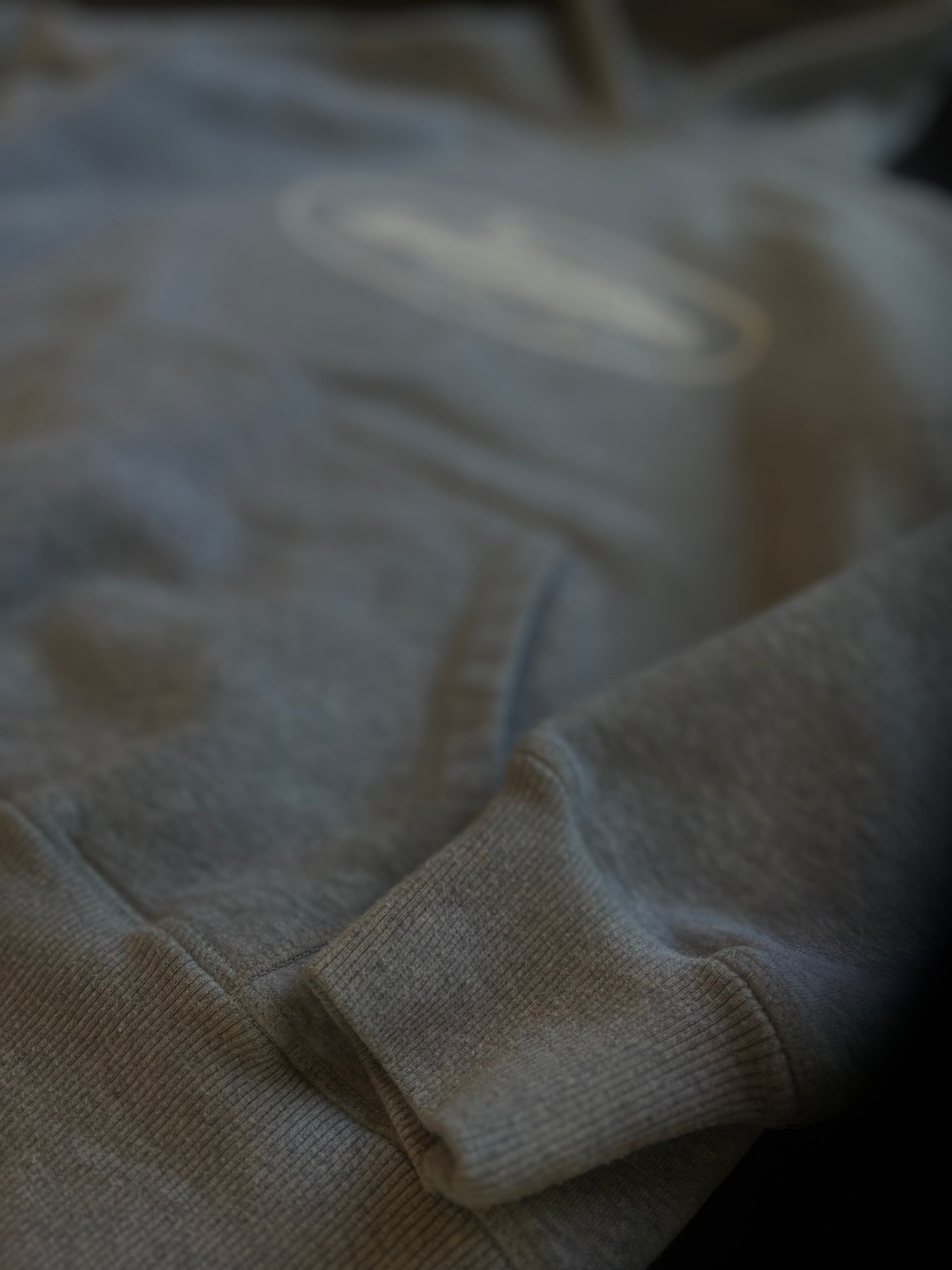 Corteiz Hoodie | Grey Melange | Alcatraz Logo | Oversized | M / L