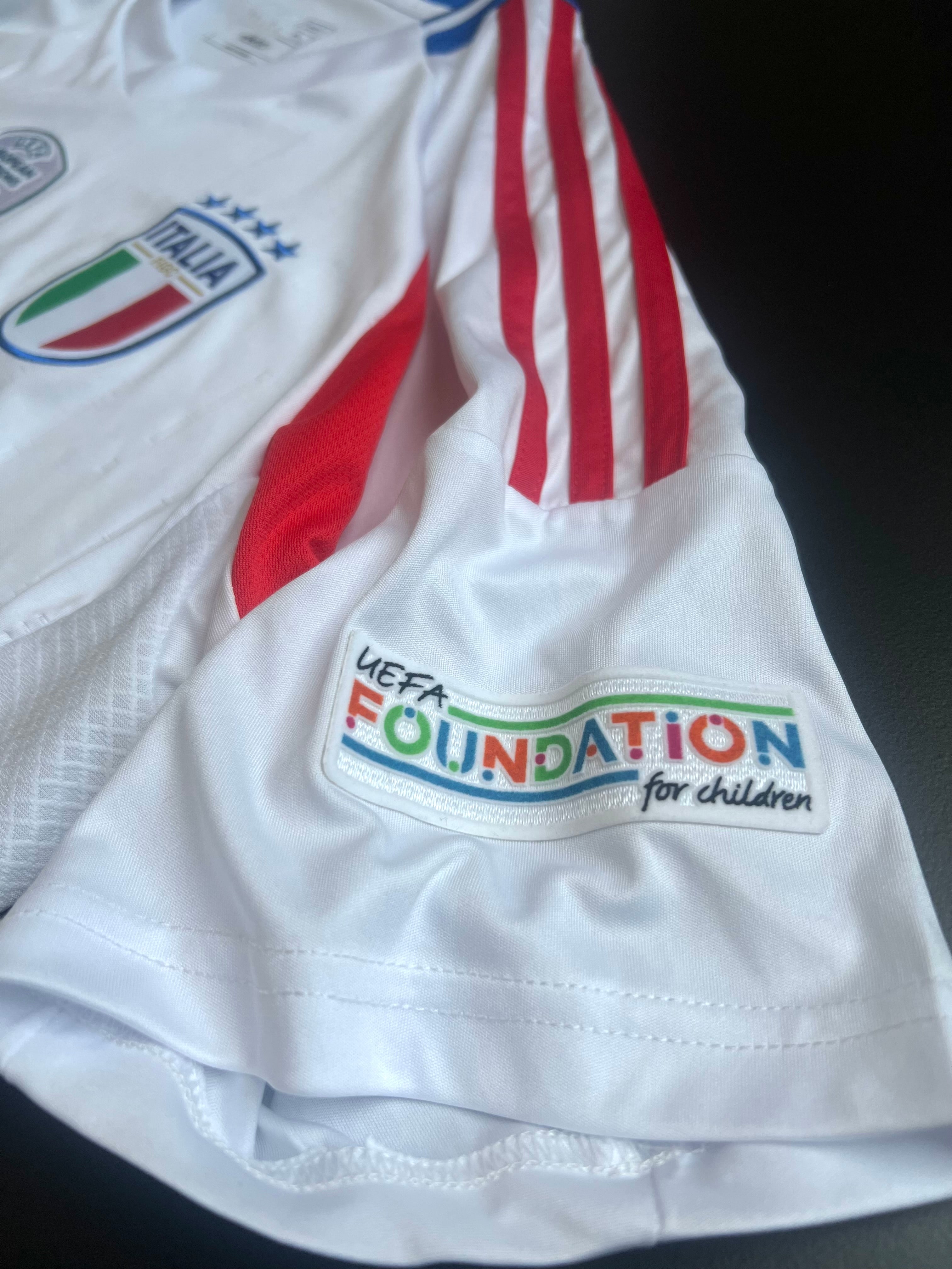 Adidas Italy Authentic Jersey | Euro 2024 Away | White | L | AEROREADY