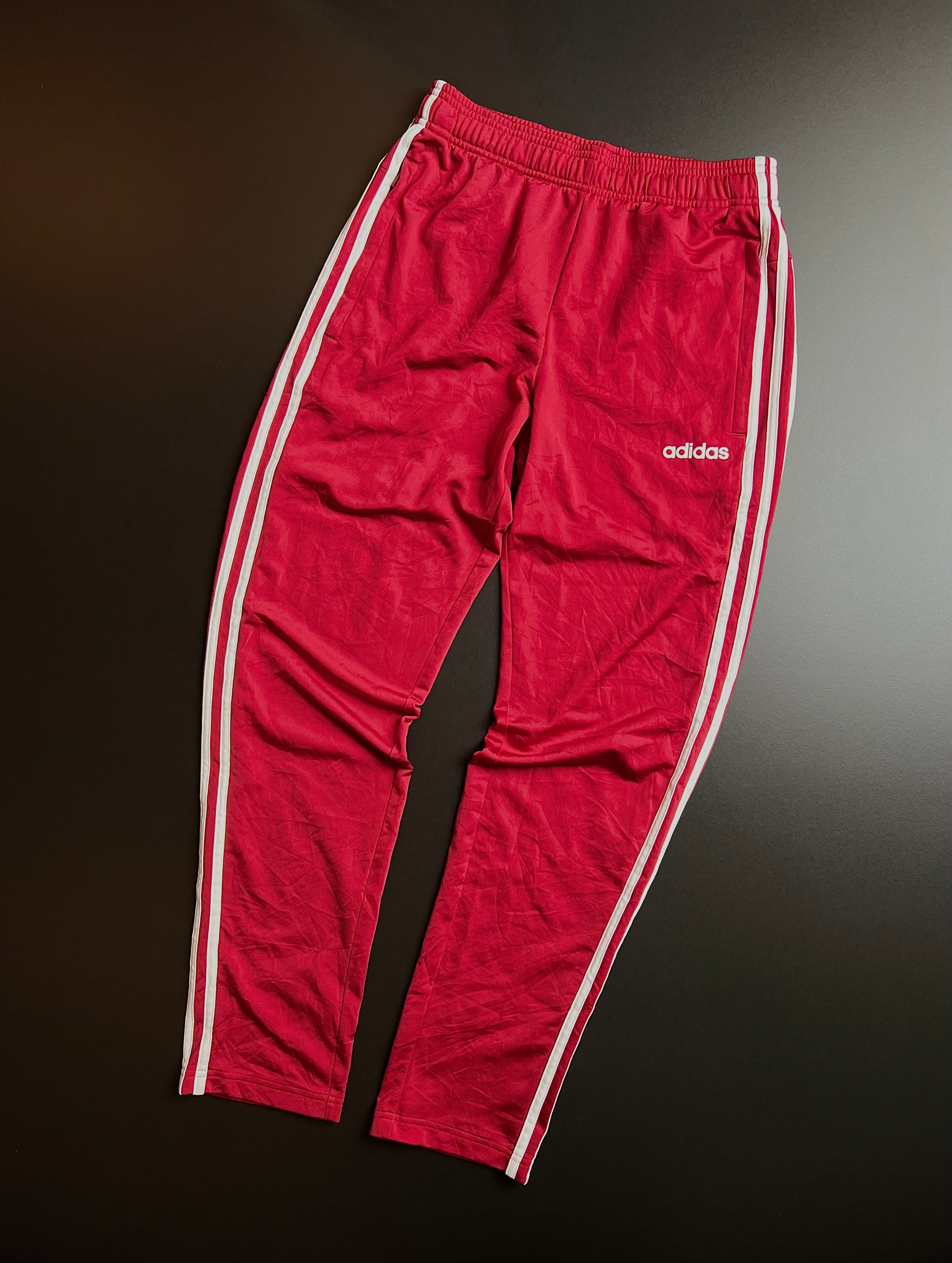 Adidas Vintage Joggers | Red | 3-Stripes | S fits M | Asia/US