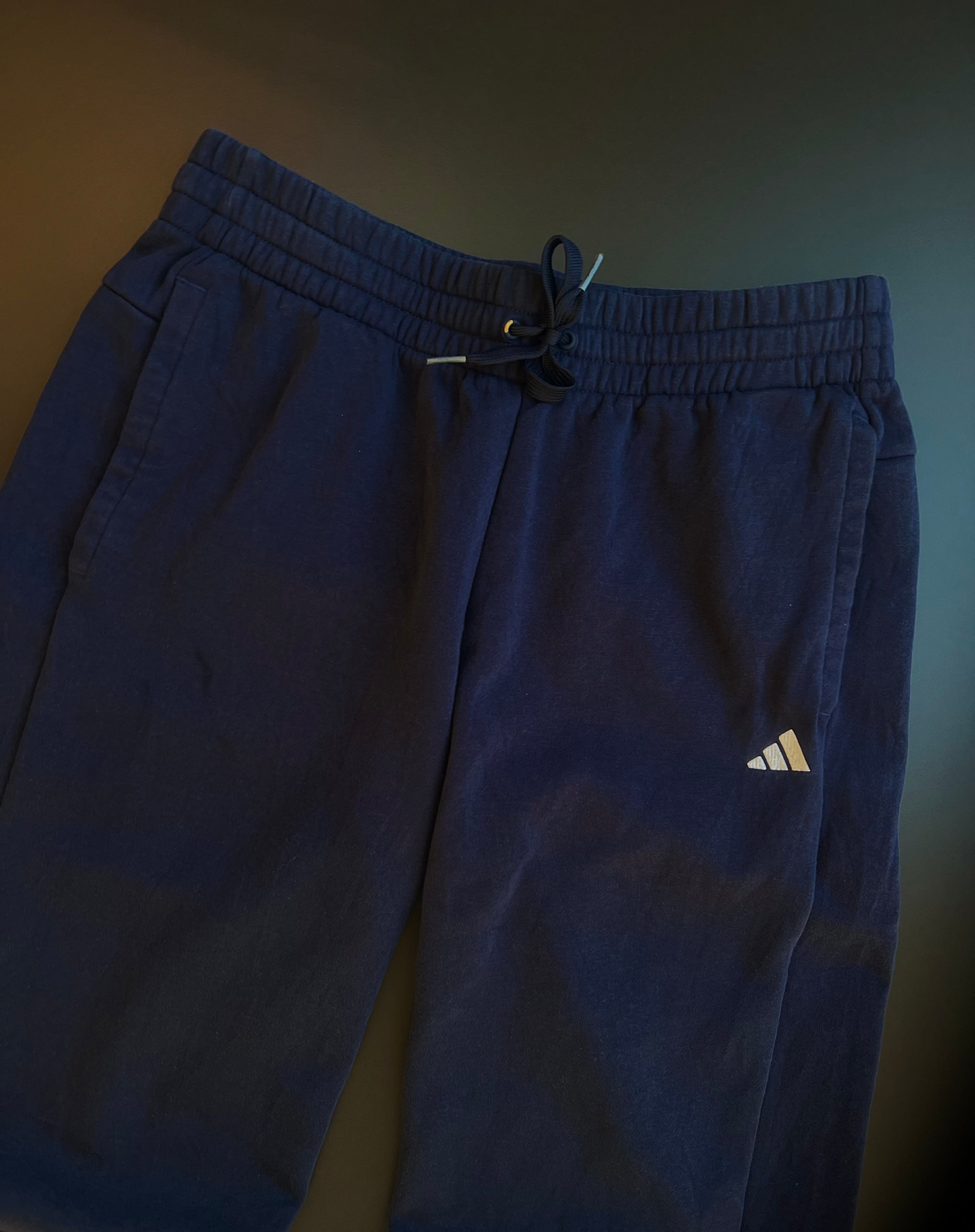 Adidas Vintage Joggers | Dark Blue | Open Leg | M | Minimalist | Asia/US