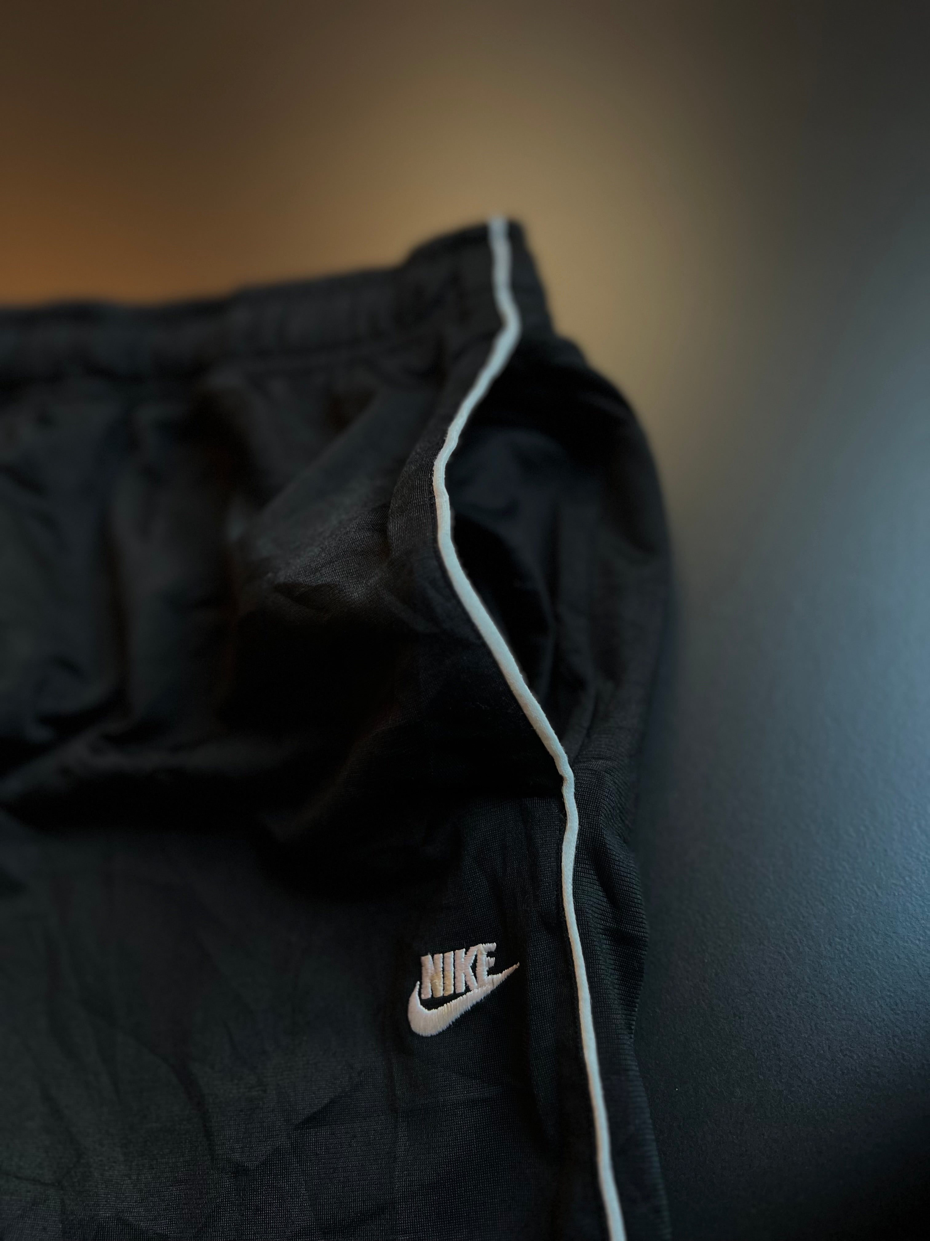 Nike Training Trousers | Black | White Piping | L / XL